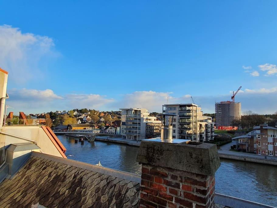 Modern Loftsleilighet Fredrikstad Exterior foto